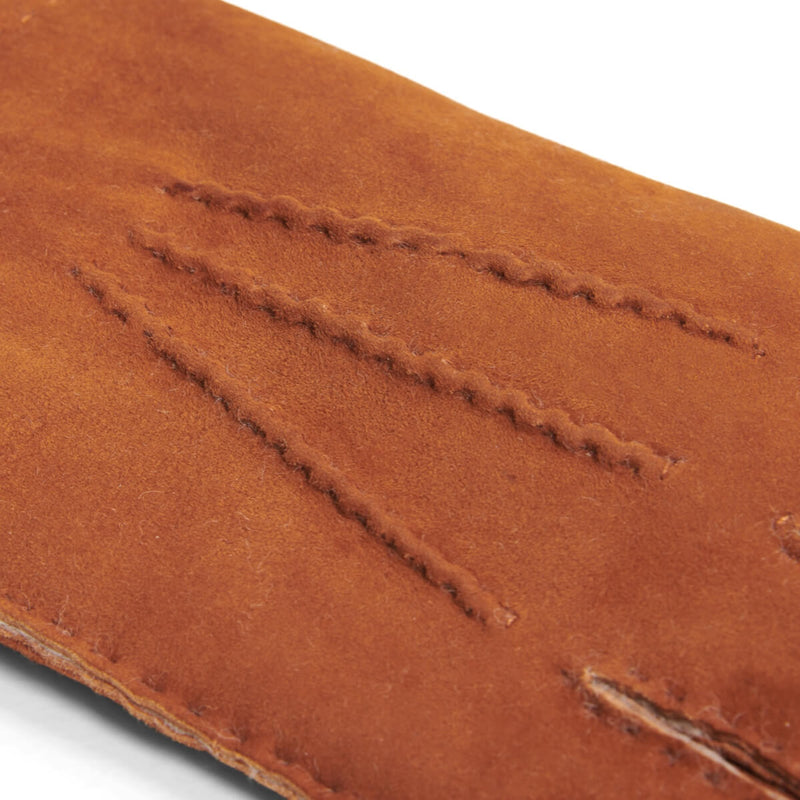 Tommaso - Wildlederhandschuhe mit luxuriösem Shearling-Futter (Schafspelz)