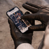 Lederhandschuhe Schwarz - Touchscreen - Handgefertigt in Italien – Luxus Lederhandschuhe - Handgefertigt in Italien – Fratelli Orsini® - 7