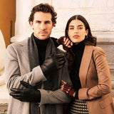 Lederhandschuhe Schwarz - Touchscreen - Handgefertigt in Italien – Luxus Lederhandschuhe - Handgefertigt in Italien – Fratelli Orsini® - 8