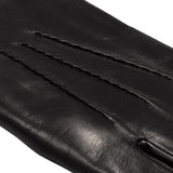 Lederhandschuhe Schwarz - Touchscreen - Handgefertigt in Italien – Luxus Lederhandschuhe - Handgefertigt in Italien – Fratelli Orsini® - 4