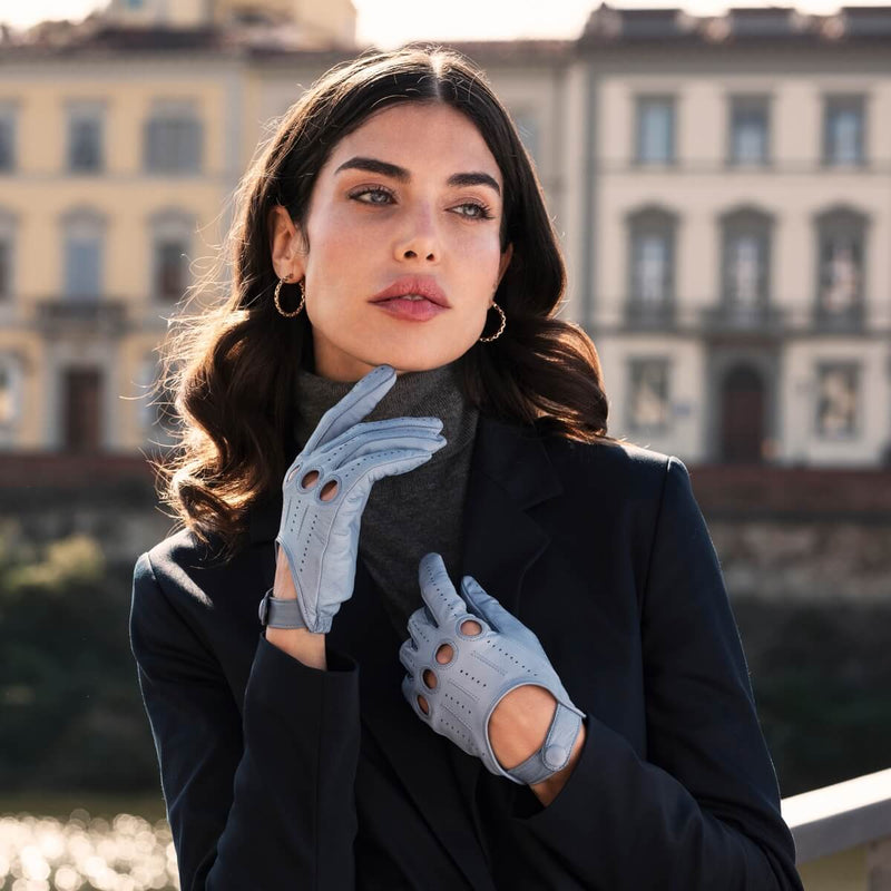 Autohandschuhe Damen Sky - Handgefertigt in Italien – Luxus Lederhandschuhe - Handgefertigt in Italien – Fratelli Orsini® - 5