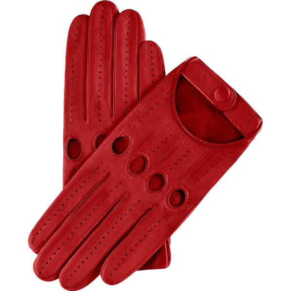 Autohandschuhe Damen Rot - Handgefertigt in Italien – Luxus Lederhandschuhe - Handgefertigt in Italien – Fratelli Orsini® - 1