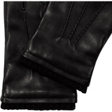 Lederhandschuhe Schwarz Herren Touchscreen - Handgefertigt in Italien – Luxus Lederhandschuhe - Handgefertigt in Italien – Fratelli Orsini® - 4