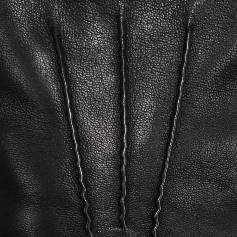 Lederhandschuhe Schwarz Herren Touchscreen - Handgefertigt in Italien – Luxus Lederhandschuhe - Handgefertigt in Italien – Fratelli Orsini® - 5