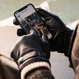 Lederhandschuhe Schwarz Herren Gefüttert - Handgefertigt in Italien – Luxus Lederhandschuhe - Handgefertigt in Italien – Fratelli Orsini® - 7