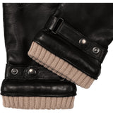 Lederhandschuhe Schwarz Herren Gefüttert - Handgefertigt in Italien – Luxus Lederhandschuhe - Handgefertigt in Italien – Fratelli Orsini® - 4