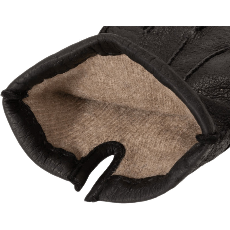 Kaschmir Italien – Fratelli Lederhandschuhe Peccary Orsini® Handgefertigt Schwarz - in -