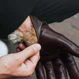 Lederhandschuhe Herren Braun - Braunes Fell - Handgefertigt in Italien – Luxus Lederhandschuhe - Handgefertigt in Italien – Fratelli Orsini® - 5