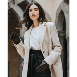 Lederhandschuhe Damen Braun mit Futter - Handgefertigt in Italien – Luxus Lederhandschuhe - Handgefertigt in Italien – Fratelli Orsini® - 8