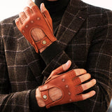 Autohandschuhe Herren Braun - Hirschleder - Handgefertigt in Italien – Luxus Lederhandschuhe - Handgefertigt in Italien – Fratelli Orsini® - 4