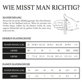 Marco (Schwarz) - Handschuhe aus Lammleder mit braunem Fellfutter