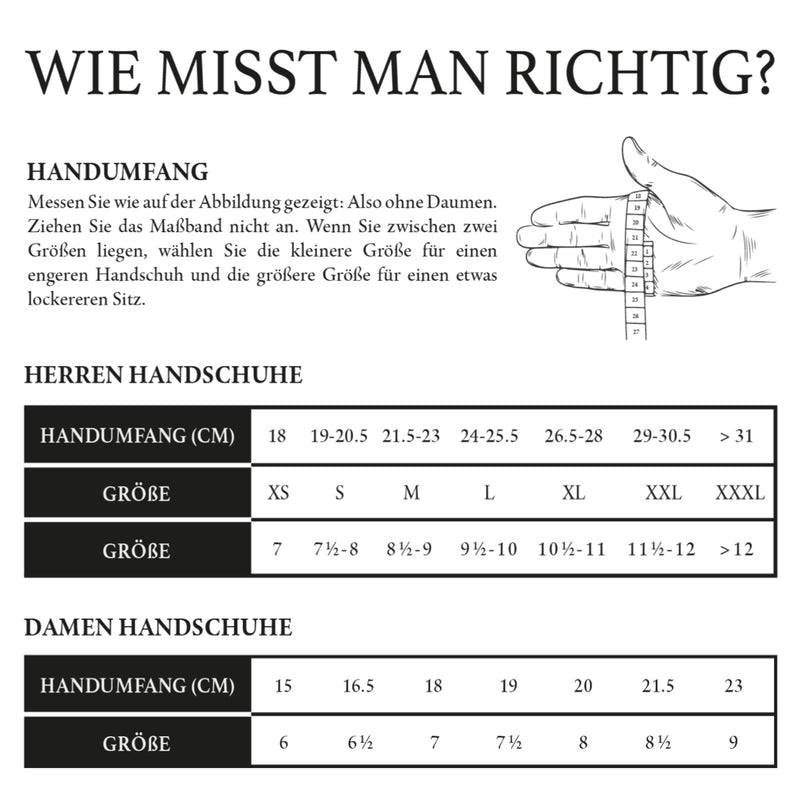 Alessandro (Schwarz) - Lammleder-Handschuhe mit Kaschmirfutter & Touchscreen-Funktion