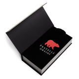 Luxuriöse schwarze Geschenkbox