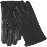 Giovanni (Schwarz) - Lammfellhandschuhe mit Kaschmirfutter & Touchscreen-Funktion