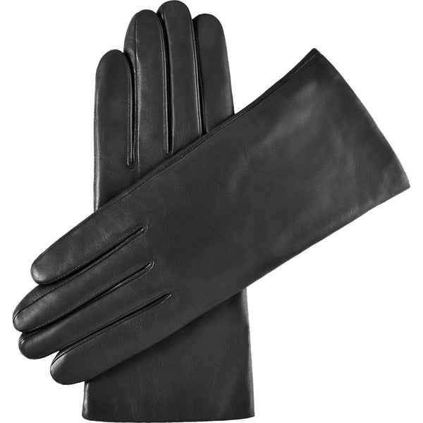 Lederhandschuhe Schwarz Damen Kaschmir - Handgefertigt in Italien – Luxus Lederhandschuhe - Handgefertigt in Italien – Fratelli Orsini® - 1