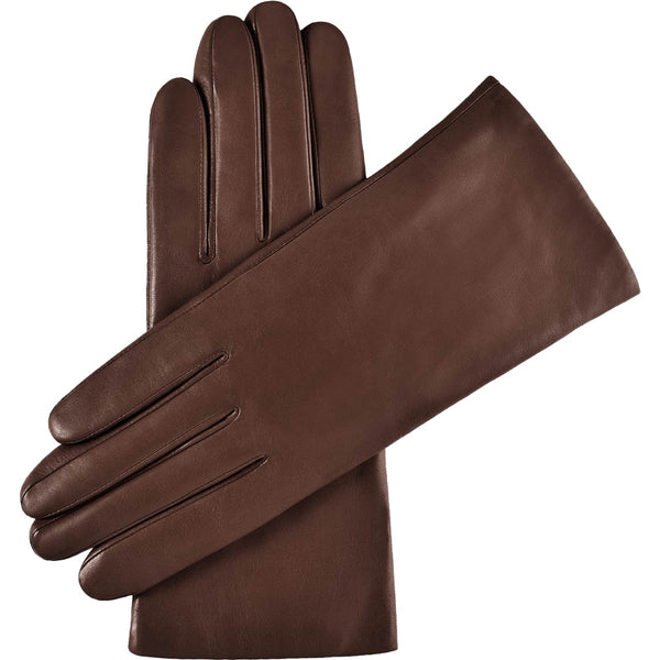 Lederhandschuhe Braun Damen Kaschmir - Handgefertigt in Italien – Luxus Lederhandschuhe - Handgefertigt in Italien – Fratelli Orsini® - 1