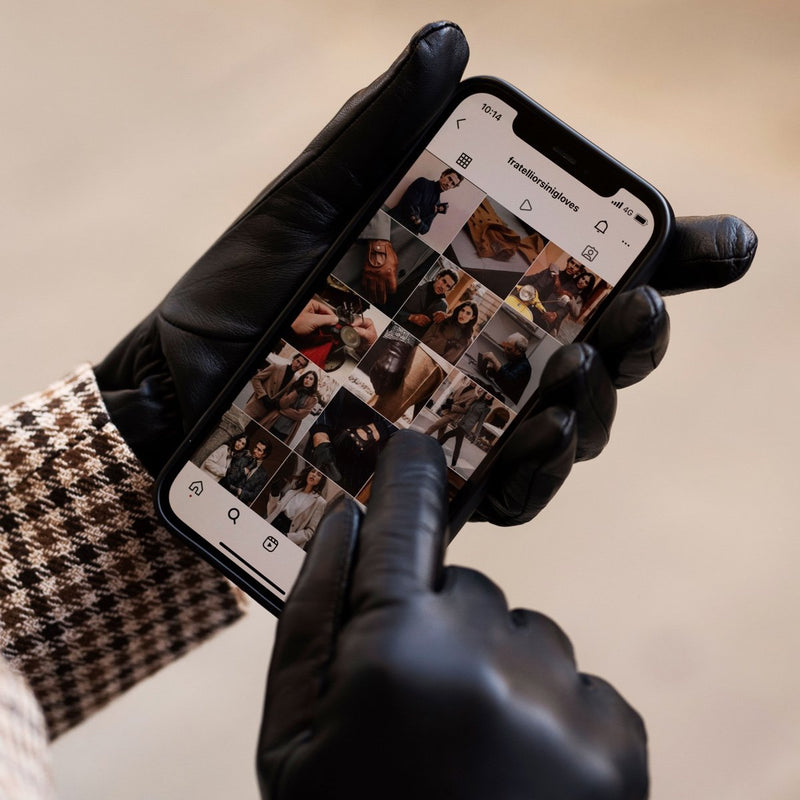 Lederhandschuhe Damen Lammwoll-Futter - Handgefertigt in Italien – Luxus Lederhandschuhe - Handgefertigt in Italien – Fratelli Orsini® - 6