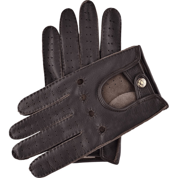 Autohandschuhe Herren Dunkelbraun - Handgefertigt in Italien – Luxus Lederhandschuhe - Handgefertigt in Italien – Fratelli Orsini® - 1
