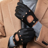 Autohandschuhe Herren Dunkelbraun - Handgefertigt in Italien – Luxus Lederhandschuhe - Handgefertigt in Italien – Fratelli Orsini® - 8