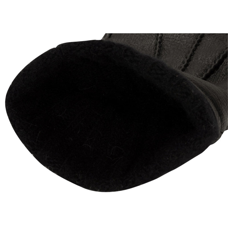 Lederhandschuhe Schwarz - Hirschleder - Handgefertigt in Italien – Luxus Lederhandschuhe - Handgefertigt in Italien – Fratelli Orsini® - 2