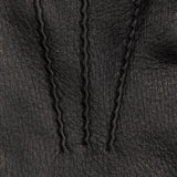 Lederhandschuhe Schwarz - Hirschleder - Handgefertigt in Italien – Luxus Lederhandschuhe - Handgefertigt in Italien – Fratelli Orsini® - 5