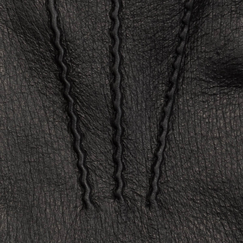 Lederhandschuhe Schwarz - Hirschleder - Handgefertigt in Italien – Luxus Lederhandschuhe - Handgefertigt in Italien – Fratelli Orsini® - 5