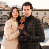 Lederhandschuhe Herren Braun - Braunes Fell - Handgefertigt in Italien – Luxus Lederhandschuhe - Handgefertigt in Italien – Fratelli Orsini® - 7