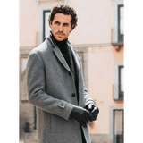 Lederhandschuhe Herren Schwarz - Braunes Fell – Luxus Lederhandschuhe - Handgefertigt in Italien – Fratelli Orsini® - 7
