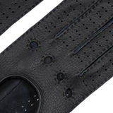 Autohandschuhe Damen Schwarz - Hirschleder - Handgefertigt in Italien – Luxus Lederhandschuhe - Handgefertigt in Italien – Fratelli Orsini® - 2