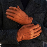 Peccary Lederhandschuhe - Kaschmir - Handgefertigt in Italien – Luxus Lederhandschuhe - Handgefertigt in Italien – Fratelli Orsini® - 7